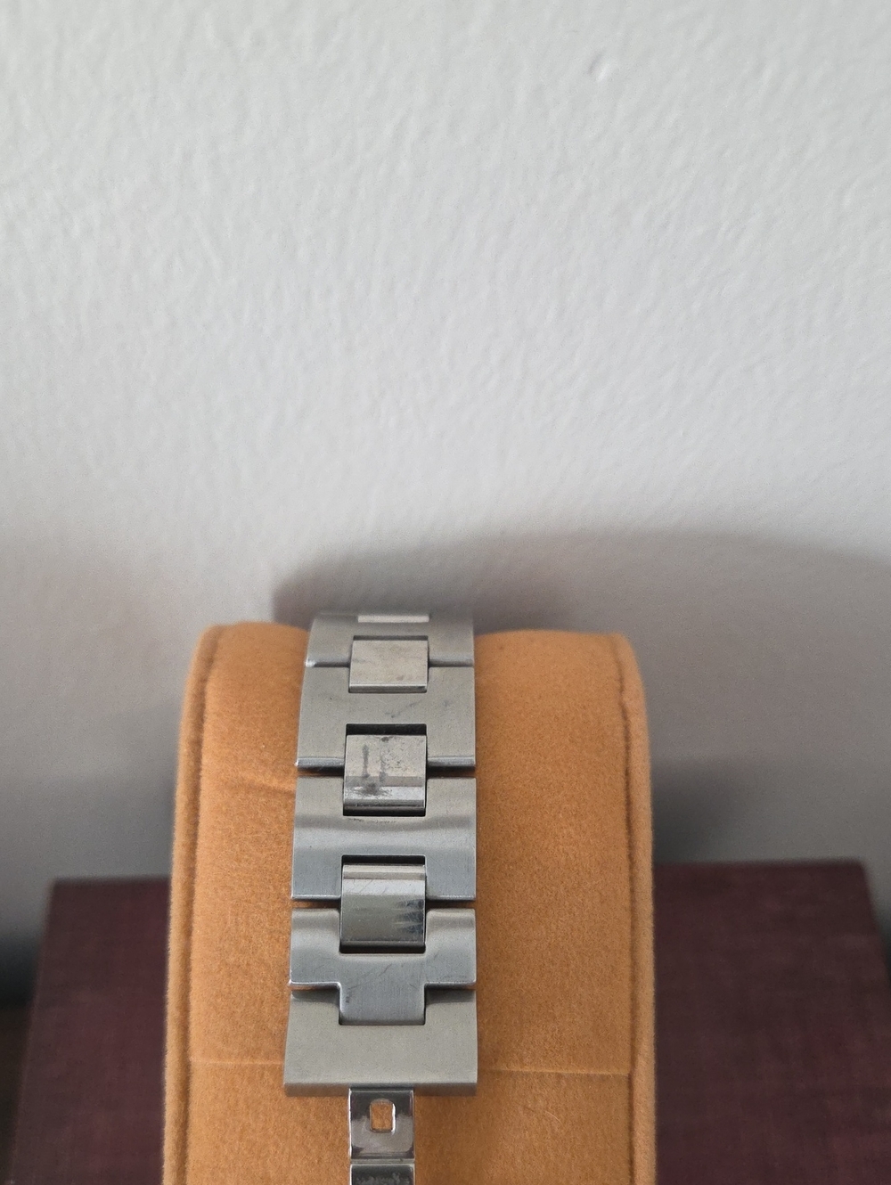 Movado Bold Silver Stainless Steel Watch with Rose Gold Accents - Picture 4 of 4